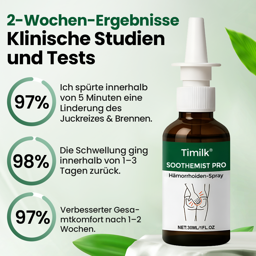Timilk® SootheMist PRO Hämorrhoiden-Spray
