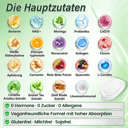 Offizieller Store | ☀️☀️ Timilk® Moringa · Berberin × NAD+ 10-in-1 Advanced Nano-Mikronadel-Patch(Nur einmal täglich anwenden – sichtbare Veränderungen in 7 Tagen)