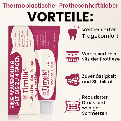 Timilk® UltraBond Premium Zahnprothesen-Kleber⭐
